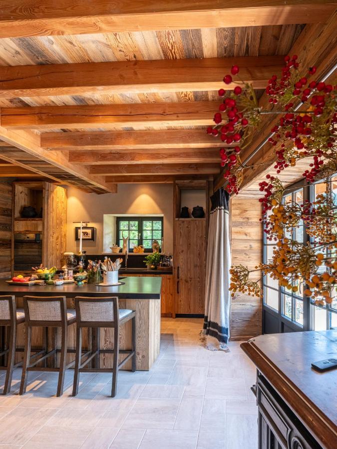 Superbe Ferme Renovee En Chalet De Luxe En Pleine Nature Barcelonnette Esterno foto